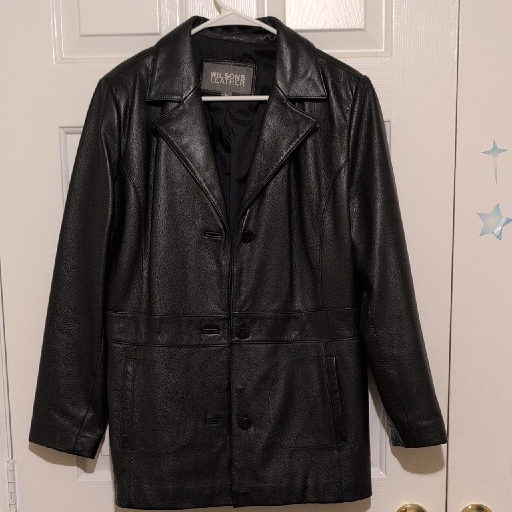 Vintage Wilson's Leather Black Jacket